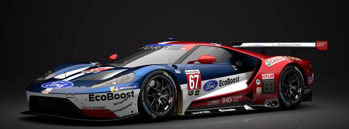 Ford GT Race Car '18 in GT7 - gtplus