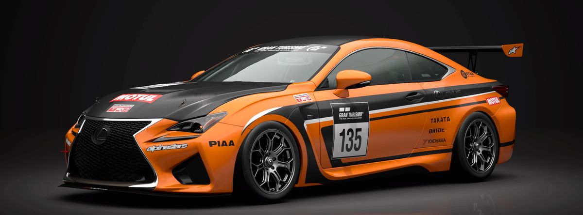 Lexus RC F Gr.4 in GT7 - gtplus
