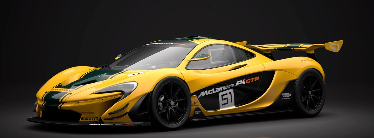McLaren P1 GTR '16 in GT7 - gtplus